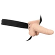 You2Toys Strap-on - üreges, felcsatolható vibrátor (testszínű)