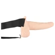 You2Toys Strap-on - üreges, felcsatolható vibrátor (testszínű)