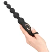 ANOS Anal Beads - gyöngyös anál vibrátor (fekete)