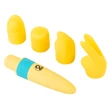 You2Toys - Pocket Power - akkus vibrátor szett - sárga (5 részes)