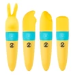 You2Toys - Pocket Power - akkus vibrátor szett - sárga (5 részes)