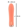 You2Toys peachy! mini ribbed - akkus rúdvibrátor (barack)