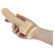 Naked Addiction Rotating 7 - forgófejes vibrátor (18 cm) - natúr