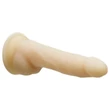 Naked Addiction Rotating 7 - forgófejes vibrátor (18 cm) - natúr
