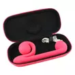 Snail Vibe Duo - akkus, 3in1 stimulációs vibrátor (pink)