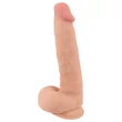 Nature Skin - AI Dream Girl élethű dildó mozgatható bőrrel és herékkel (25 cm)