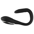 Penis Plug Dilator - akkus, vibrációs dilátor (1 cm, fekete)
