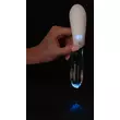Liaison Curve - akkus, LED vibrátor (áttetsző-fehér)