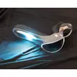 Bad Kitty - akkus LED-es vaginába pillantó (fekete-áttetsző)