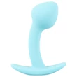 Cuties Mini Butt Plug - szilikon anál plug (kék, 2,6 cm)