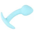 Cuties Mini Butt Plug - szilikon anál plug (kék, 2,6 cm)