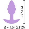 Cuties Mini Butt Plug - szilikon anál plug (lila, 2,8 cm)