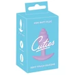Cuties Mini Butt Plug - szilikon anál plug (lila, 2,8 cm)