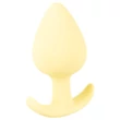 Cuties Mini Butt Plug - szilikon anál plug (sárga, 3,1 cm)