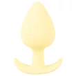 Cuties Mini Butt Plug - szilikon anál plug (sárga, 3,1 cm)