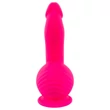 SMILE Powerful - akkus, 2 motoros tapadókorongos vibrátor (pink)