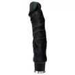 Nature Skin - élethű vibrátor (fekete, 22 cm)