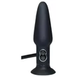 You2Toys True Black - pumpálható anál vibrátor (fekete)