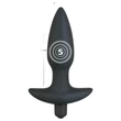 Black Velvets anál plug vibrátor - közepes