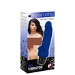 Lotus - nagy vibrátor nyelvekkel (kék)
