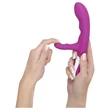Javida - melegítő csiklóizgató vibrátor (pink)