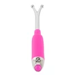 You2Toys - Deluxe csikló stimuláló vibrátor rúd (pink-ezüst)