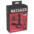 You2Toys Massager - akkus forgó, melegítő prosztata vibrátor (fekete)