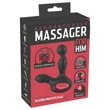 You2Toys Massager - akkus forgó, melegítő prosztata vibrátor (fekete)