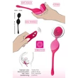SMILE Love Balls - rádiós vibrációs tojás -82g (pink)