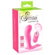 SMILE G-Spot Panty - akkus, rádiós felcsatolható vibrátor (pink)