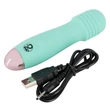 You2Toys - Cuties Mini Wand - akkus, mini masszírozó vibrátor (zöld)