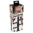 You2Toys Fucking Machine - tapadótalpas lökő vibrátor (fekete)