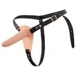 You2Toys - Strap-On - akkus, felcsatolható vibrátor (testszínű)