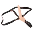 You2Toys - Strap-On - akkus, felcsatolható vibrátor (testszínű)