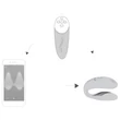 We-Vibe Chorus hands-free pár-vibrátor Squeeze Remote-tal (Pink)