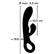You2Toys - Rabbit Petit - akkus, csiklóizgató vibrátor (lila)