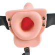 Pipedream - Fetish Strap-On 6 - felcsatolható, üreges vibrátor (testszínű)