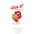 Lick it! - 2in1 ehető síkosító - eper (50 ml)