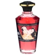 Shunga - melegítő masszázsolaj - pezsgő-eper (100 ml)