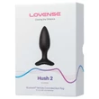 LOVENSE HUSH 2 S - okos anál vibrátor (38 mm, fekete)