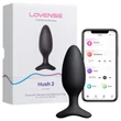 Lovense Hush 2 M - App-vezérelt análvibrátor (45 mm, fekete)