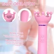 Sunfo - 2in1 mellbimbó vibrátor (pink)