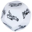 12 oldalú szex dobókocka (fehér)