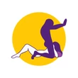 Desirel Magic Pillow - felfújható ék szexpárna (sötétlila)