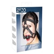 ZADO - bőr szerszám és szájpecek (fekete)