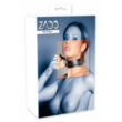 ZADO - 2 gyűrűs, valódi bőr nyakörv (fekete)