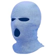 Balaclava - kötött szopó maszk 3 nyílással (kék)