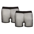 Svenjoyment - átlátszó boxer szett - fekete (2 részes) S-L