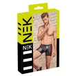 NEK - piros oldal betétes cipzáras boxer (fekete)