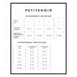 Petite Noir Exclusive - áttetsző-csíkos melltartó szett (fekete)